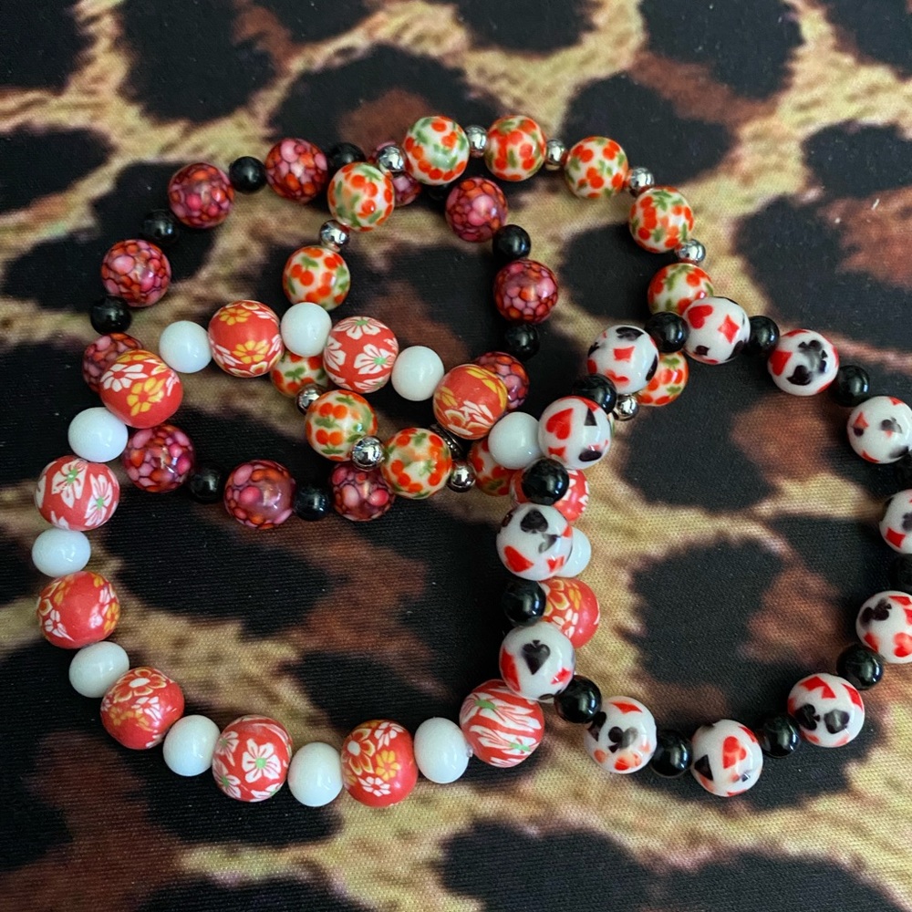 Beautiful 4 piece Ceramic Bracelet Set